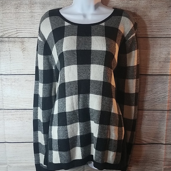 J. Jill Sweaters - J. Jill Buffalo Plaid Sweater